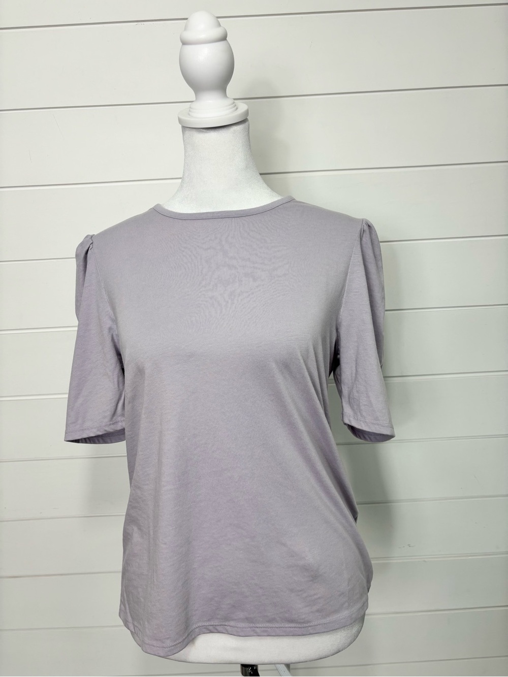 Rebecca Taylor Light Lavender Short Sleeve Tee Size S